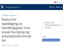 Status for oppfølging av handlingsplan mot sosial dumping og arbeidslivskriminalitet