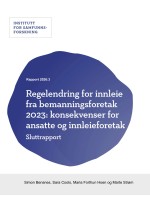 Regelendring for innleie fra bemanningsforetak 2023